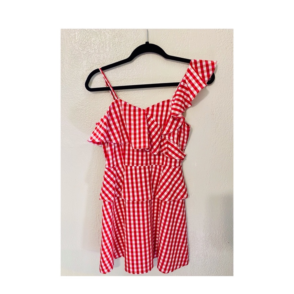AFTERMARKET Red Plaid Dress NWT